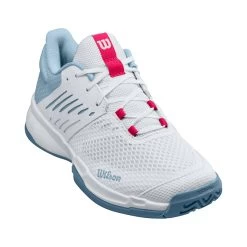 Wilson Kaos Devo 2.0 Allcourtschuh Damen - Weiß, Hellblau
