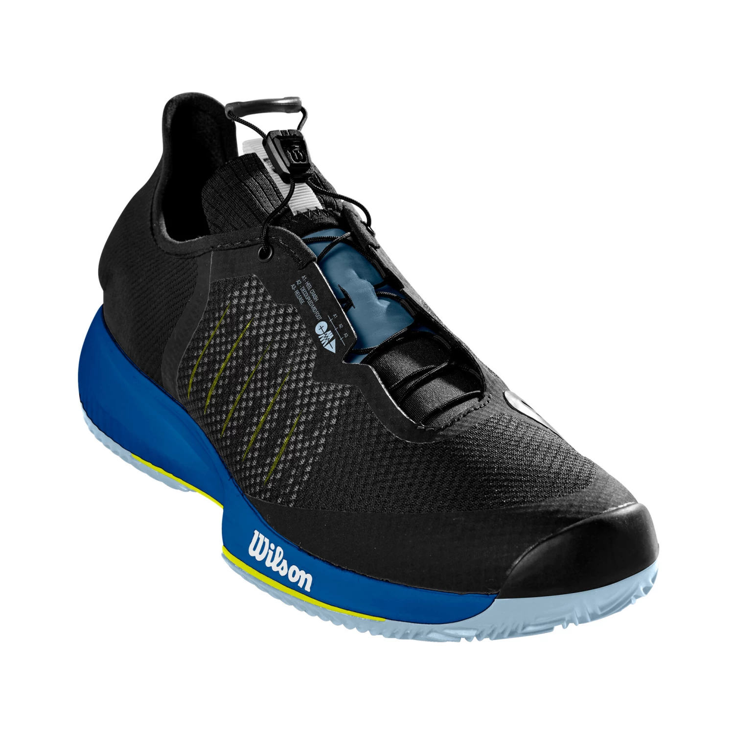 Wilson Kaos Rapide Sandplatzschuh Herren - Schwarz, Blau 3 Wilson Kaos Rapide Sandplatzschuh Herren - Schwarz, Blau