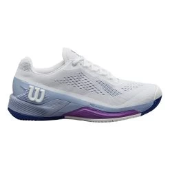 Wilson Rush Pro 4.0 Allcourtschuh Damen - Weiß, Flieder 10 Wilson Rush Pro 4.0 Allcourtschuh Damen - Weiß, Flieder -Tennisausrüstungs Geschäft 02609000 0 1
