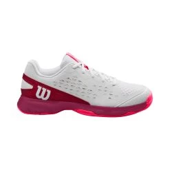 Wilson Rush Pro 4.0 Allcourtschuh Kinder - Weiß, Rot -Tennisausrüstungs Geschäft 02654000 0 1