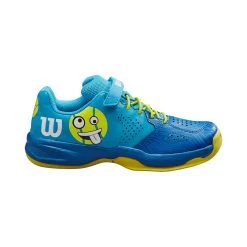 Wilson Kaos EMO Allcourtschuh Kinder - Blau, Gelb 10 Wilson Kaos EMO Allcourtschuh Kinder - Blau, Gelb -Tennisausrüstungs Geschäft 02657000 0 1
