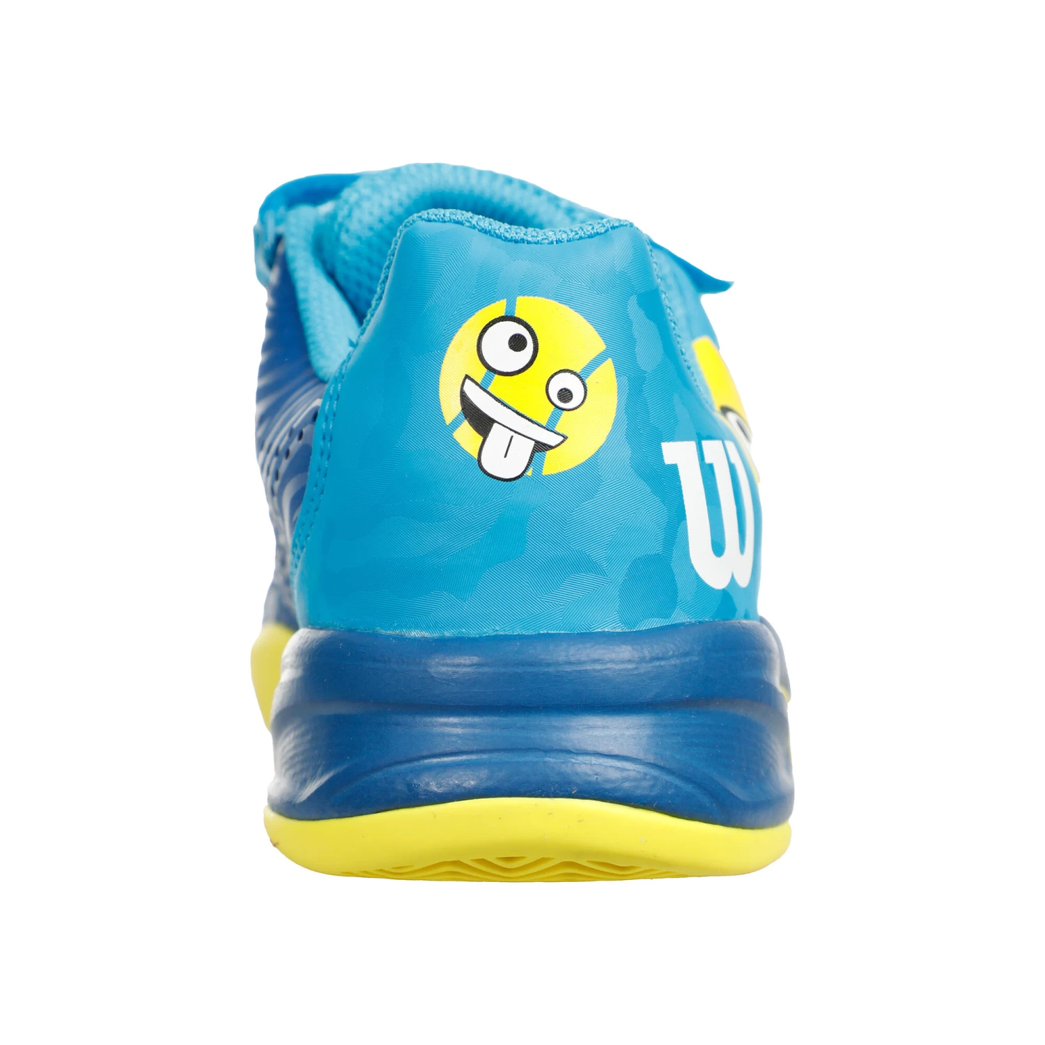 Wilson Kaos EMO Allcourtschuh Kinder - Blau, Gelb 4 Wilson Kaos EMO Allcourtschuh Kinder - Blau, Gelb – Bild 2