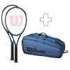 Wilson 2x Ultra 100L V4.0 Plus Schlägertasche 2 Wilson 2x Ultra 100L V4.0 Plus Schlägertasche -Tennisausrüstungs Geschäft 03857000 000