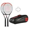 Wilson 2x Clash 100 Plus Schlägertasche 1 Wilson 2x Clash 100 Plus Schlägertasche -Tennisausrüstungs Geschäft 03870000 000