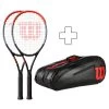 Wilson 2x Clash 100L Plus Schlägertasche -Tennisausrüstungs Geschäft 03871000 000