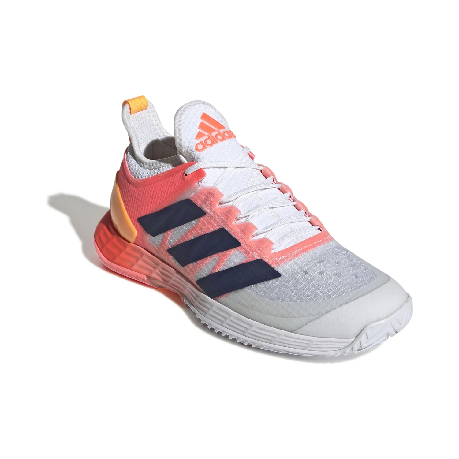 ADIDAS Adizero Ubersonic 4 Allcourtschuh Damen - Weiß, Koralle 9 ADIDAS Adizero Ubersonic 4 Allcourtschuh Damen - Weiß, Koralle – Bild 7