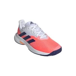 ADIDAS CourtJam Control Allcourtschuh Damen - Weiß, Orange -Tennisausrüstungs Geschäft 05429000 000