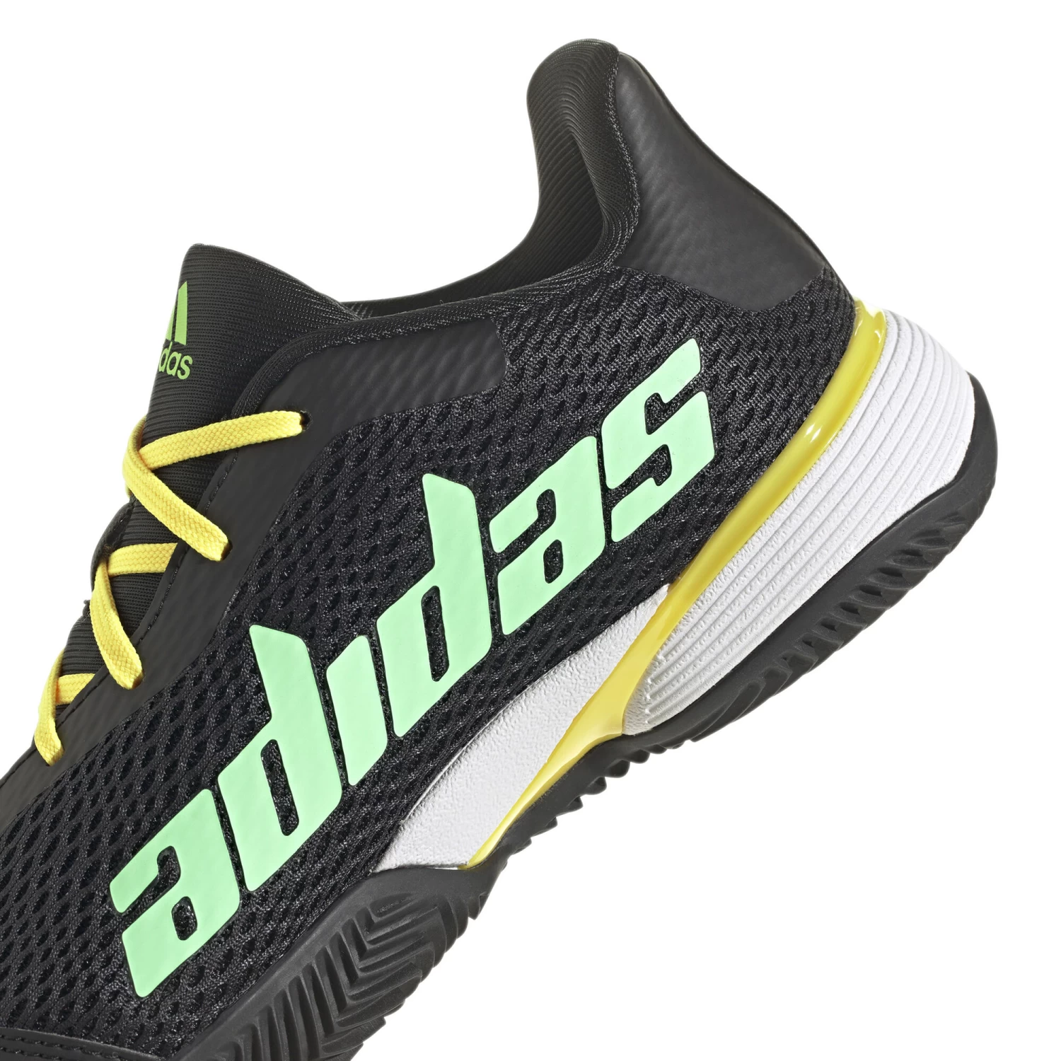 ADIDAS Barricade Sandplatzschuh Kinder - Schwarz, Grün 11 ADIDAS Barricade Sandplatzschuh Kinder - Schwarz, Grün – Bild 9