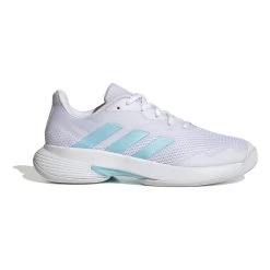 ADIDAS CourtJam Control Teppichschuh Damen - Weiß, Türkis -Tennisausrüstungs Geschäft 05588000 0 1