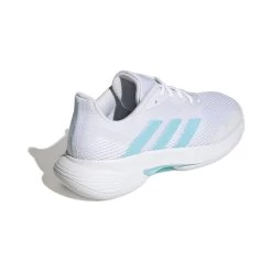 ADIDAS CourtJam Control Teppichschuh Damen - Weiß, Türkis -Tennisausrüstungs Geschäft 05588000 0 2