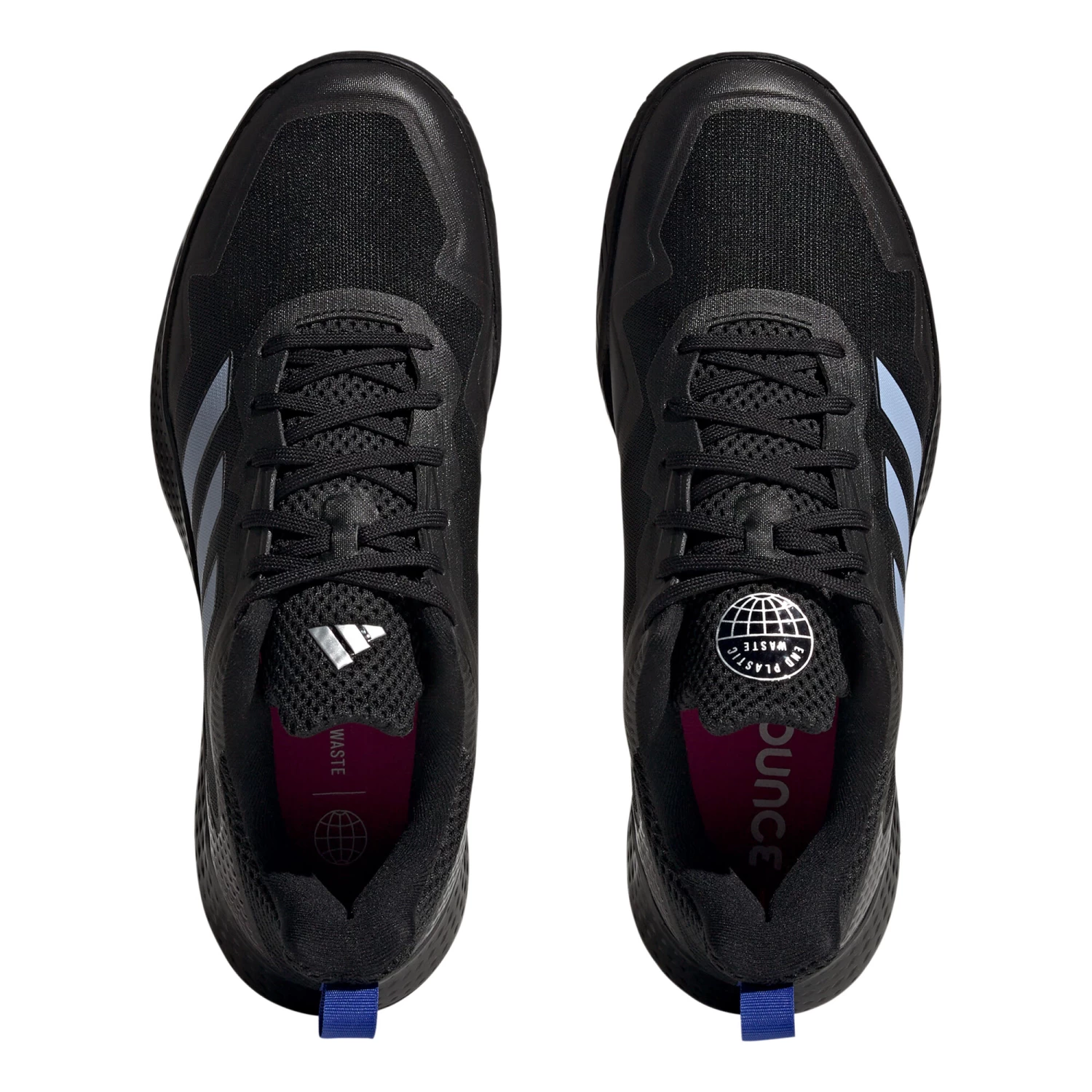 ADIDAS Defiant Speed Allcourtschuh Herren - Schwarz, Hellblau 5 ADIDAS Defiant Speed Allcourtschuh Herren - Schwarz, Hellblau – Bild 3