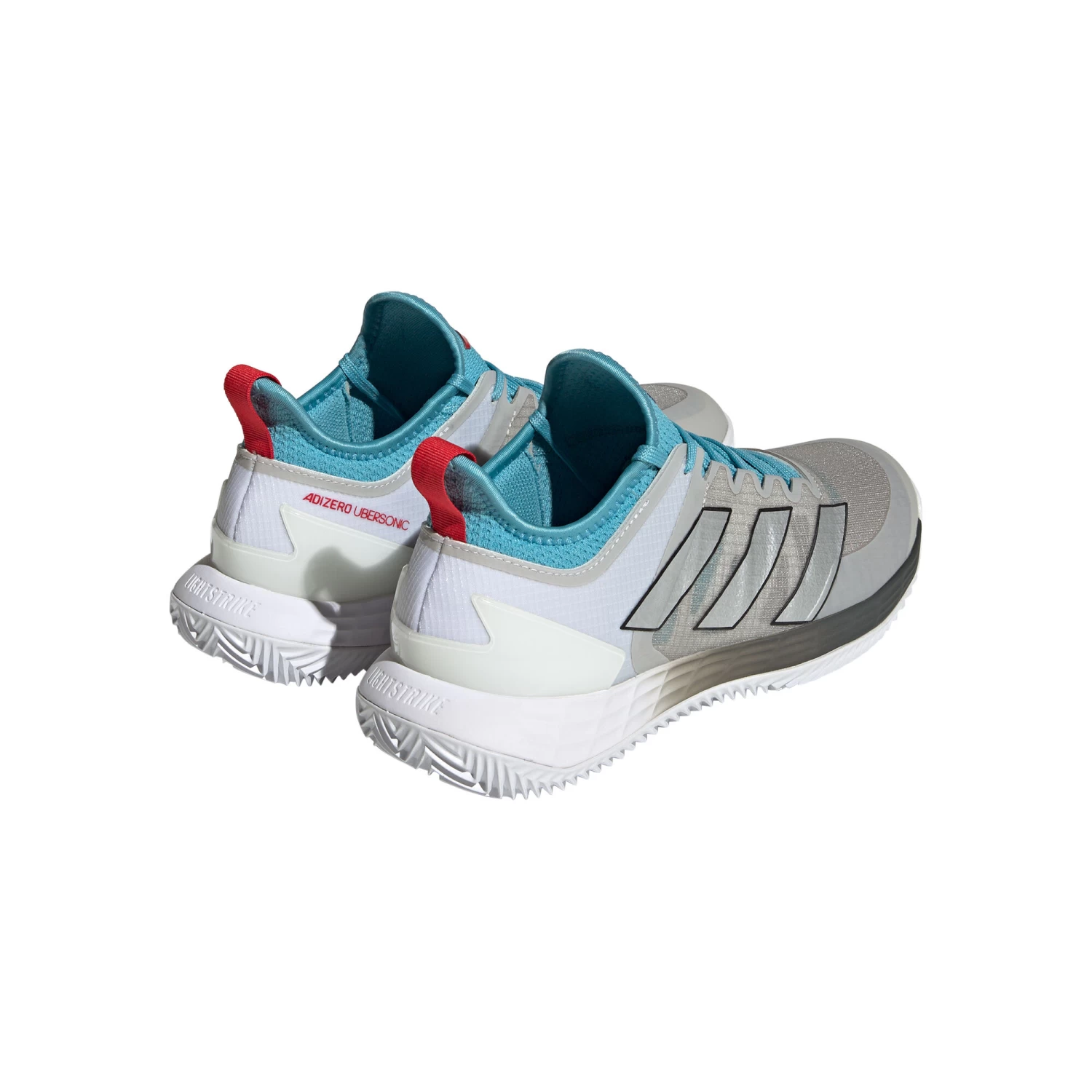 ADIDAS Adizero Ubersonic 4 Sandplatzschuh Damen - Grau, Türkis 5 ADIDAS Adizero Ubersonic 4 Sandplatzschuh Damen - Grau, Türkis – Bild 3